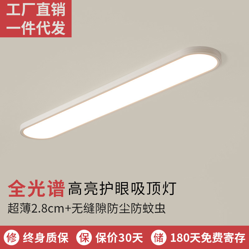 Ultra-Thin, Ultra-Bright Minimalist Gap Strip Ceiling Light, Simple Led Balcony Entrance Door Cloakroom Lighting Fixture