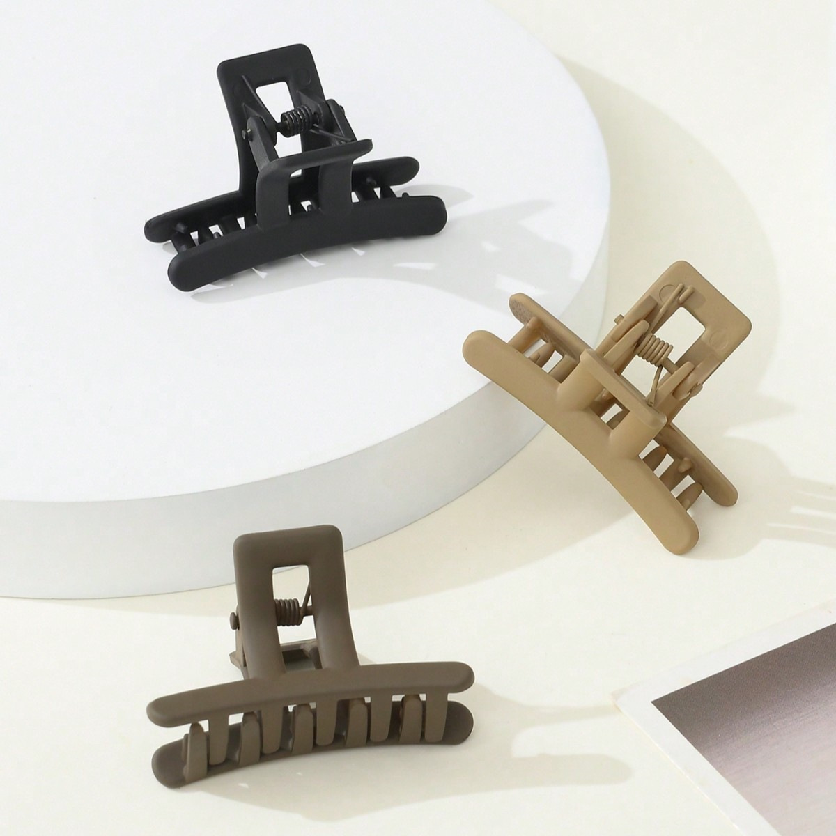 3-piezas pequeño tamaño clip helado mate niña niños mini lindo color horquilla roto pelo tiburón clip transfronterizo