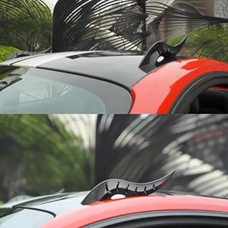 亚马逊热销 Car Roof Dragon Horn Modification汽车龙角改装装饰|undefined