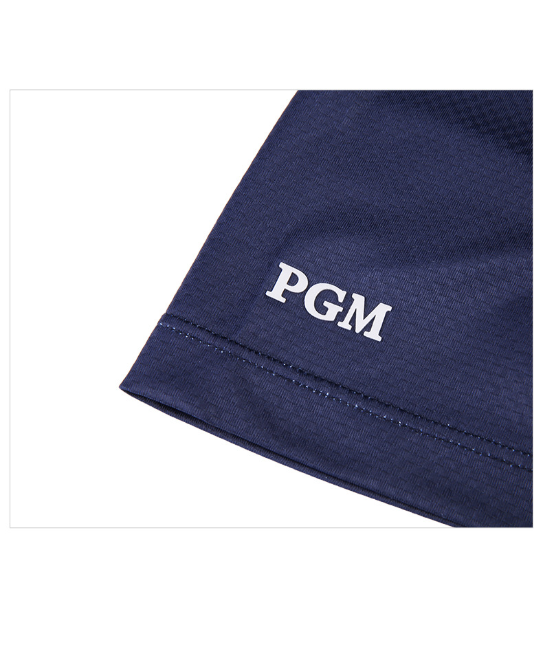 Áo thun nam ngắn tay PGM mùa hè thể thao thoáng khí co giãn — KUZ158-Quần kaki, KUZ158-Quần màu xanh nước ngoài, YF580-Áo màu xanh hải quân, KUZ158-Quần Trắng chi tiết 12