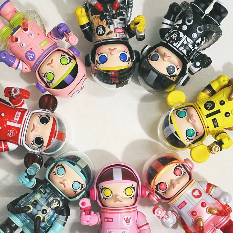 Коллекционная серия Bubble Mart Mega Space Molly Astronaut Jasmine второго поколения — коробка-головоломка ручной работы