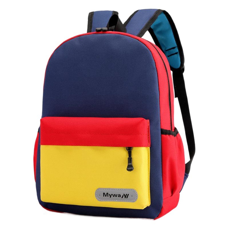 Mochila Escolar de Hombro de Tela de Lona Transpirable e Impermeable para Escuela Primaria