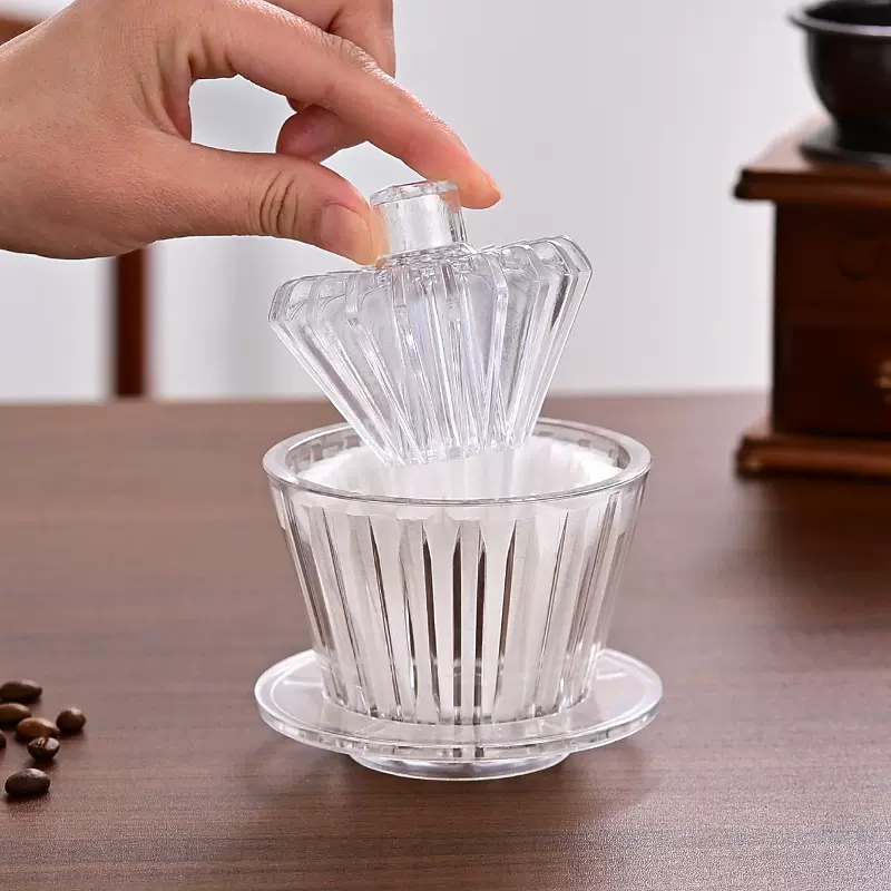 批发咖啡滤纸手冲咖啡滤杯金龙杯蛋糕滤杯平底滤杯家用咖啡器具