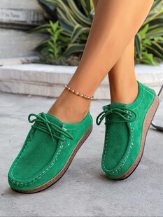 T 57702 Comfortable Soft Sole Flat Heel Shoes ���e������Ь