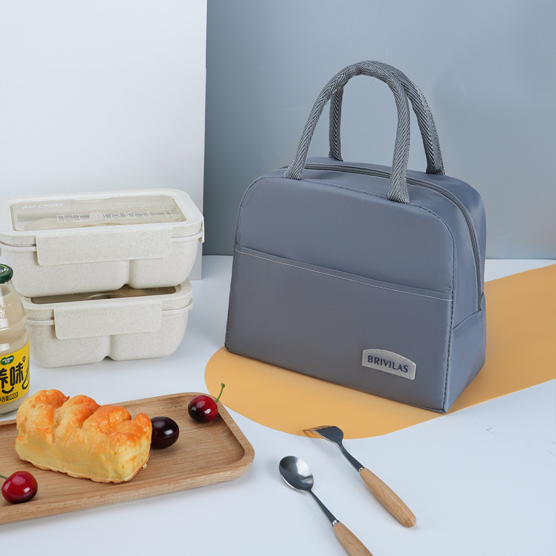 Bolsa de almuerzo portátil simple bolsa de aluminio bolsa de aislamiento térmico para llevar al trabajo bolsa de almuerzo bolsa de almuerzo bolsa de almuerzo de estudiantes bolsa de preservación de frescura