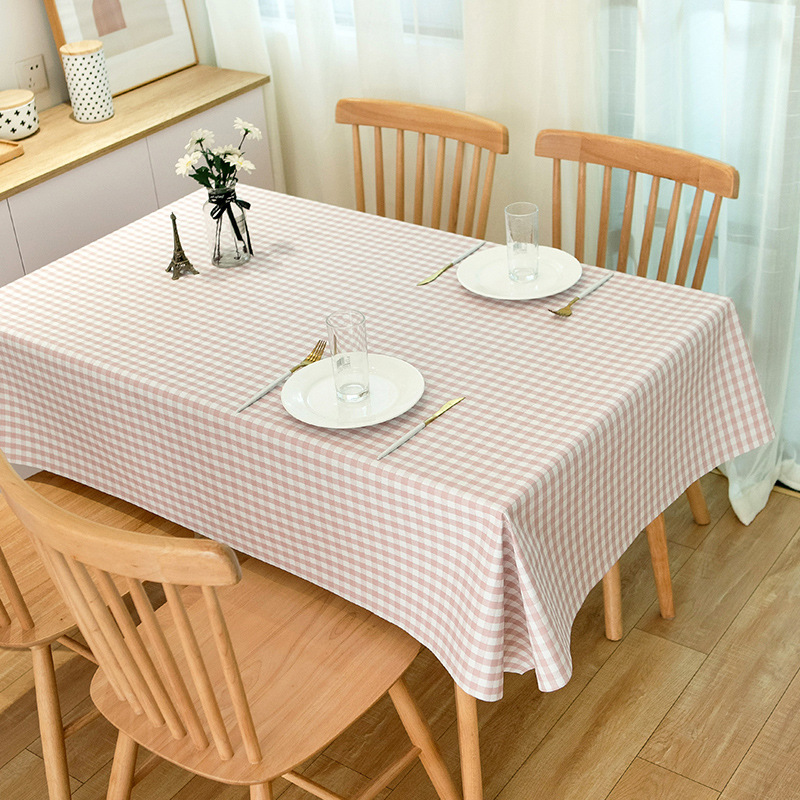 Mantel impermeable a prueba de aceite desechable tela de escritorio ins Estilo nórdico mesa cuadrada tela PVC mesa de café Mesa estera mantel