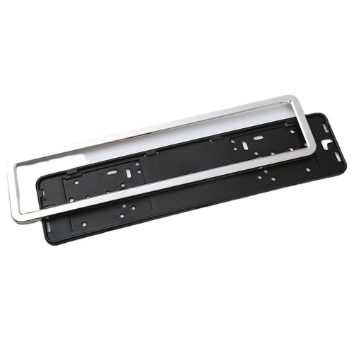 European standard stainless steel car license plate holder, wholesale car license plate frame, multi-specification license plate frame matching accessories