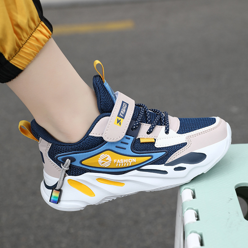 Zapatos de invierno de algodón cálido para niños, niñas, niños, niños, zapatos de correr casuales, velcro