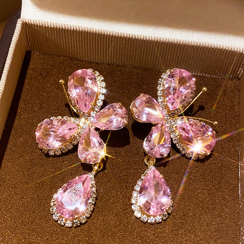 Oro real arco de perlas de aretes