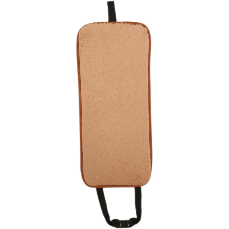 Winter Plush Backrest – Fushou Armrest box pad - plush-coffee-rear-armrest-box-pad