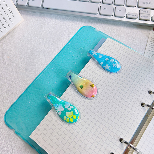 Go build the future. Gold thread sequins double-sided magnetic bookmark TN handbook magnet fresh student creative strong magnetic buckle