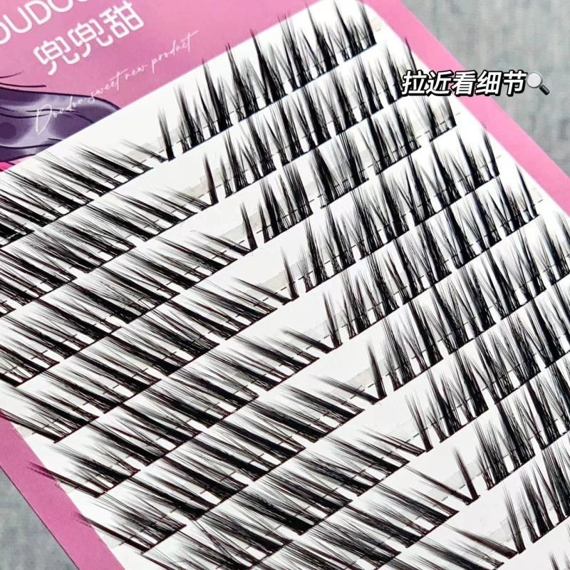 兜兜甜 Ancient style rabbit and fox style baby straight light European daily novice oblique flying eyelashes false eyelashes natural makeup cool wind