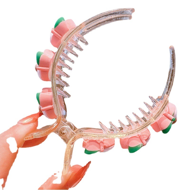 Pinza de pelo de los niños del estilo coreano 2022 nuevas niñas cabeza de bola updo horquilla fija verano bebé lindo horquilla