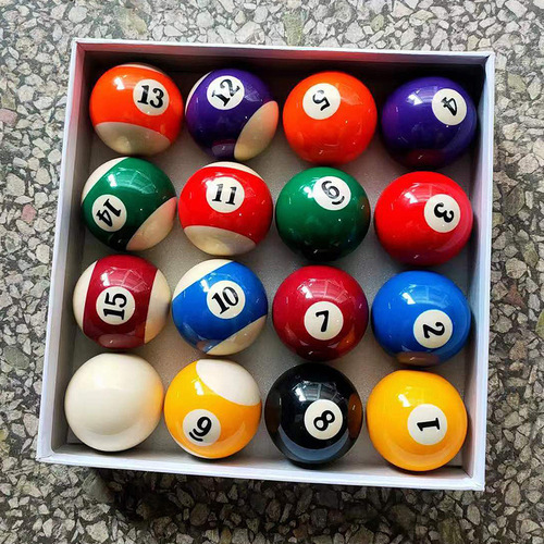 57.2mm Billiard Ball American Black Eight General Purpose Billiard Cue Ball Table Tennis Accessories Billiard Supplies