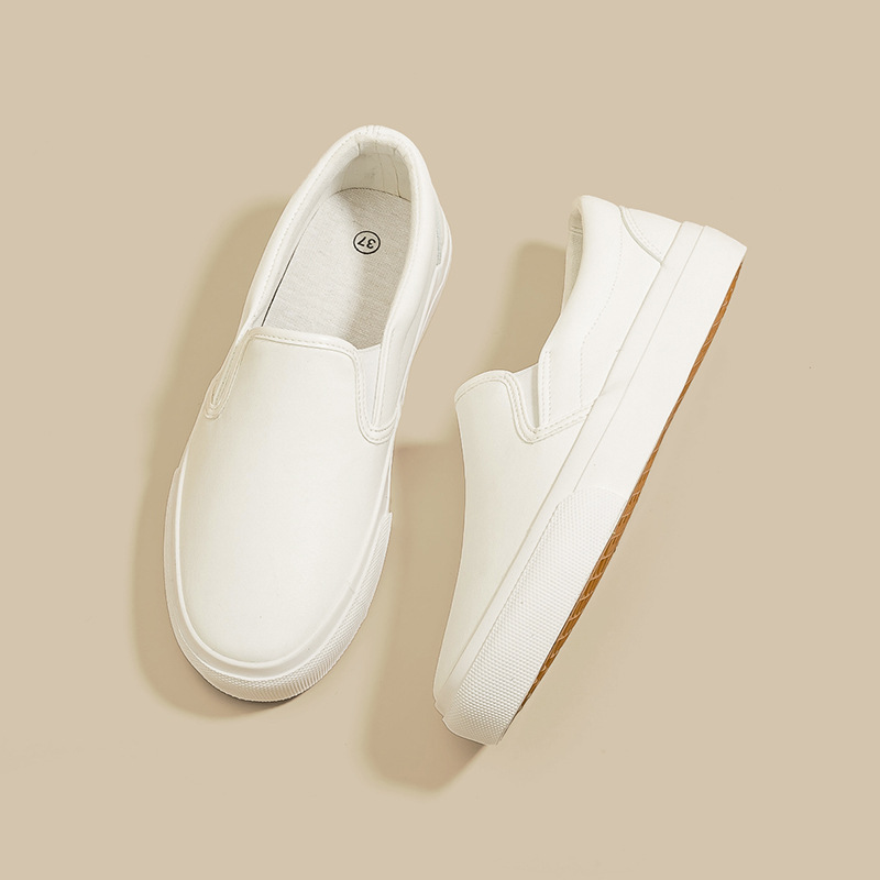 Zapatos de hombre de gran tamaño de comercio exterior transfronterizos de verano transpirables zapatos de plancha deportivos casuales zapatos blancos de cuero
