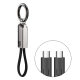 Creative Mobile Phone Lanyard Data Cable Short Style Suitable for Power Bank Huawei Apple Mobile Phone Fast Charging Portable Data Cable