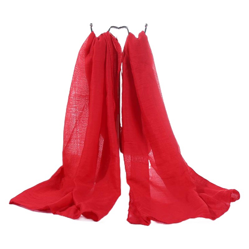 2026 New Cotton and Linen Scarf for Women, Cross-Border Gift Cotton Scarf, Women's Silk Scarf, Korean Style Shawl Accessories
