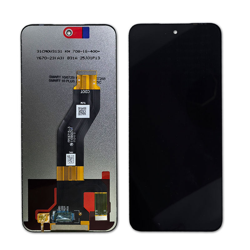 Jinko es adecuado para el conjunto de pantalla Tecno smart10 + cristal X6725 LCD