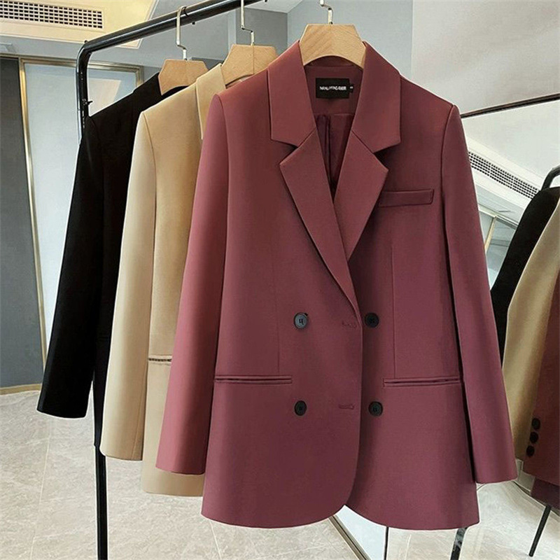2025 New Korean Style High-End Casual Versatile Stylish Youthful Internet Celebrity Blazer Fashion Top