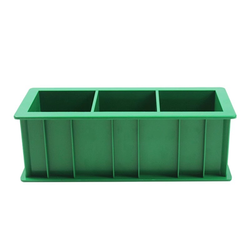 콘크리트 압축 150 플라스틱 테스트 몰타 7 전기 플럭스 테스트 블록 금형 100 트리플 불투과성 콘크리트 테스트 블록