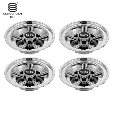 Golf cart SS hub cover for EZGO Club Car YAMAHA 8 inch chrome plated silver