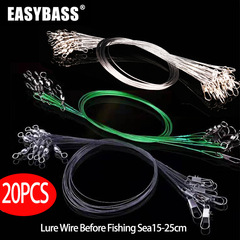 Lure Steel Wire Leader Line Wear-Resistant Anti-Bite Line Wire Leader Braided Fishing Gear Hook Fishing Line Accessories Wholesale 