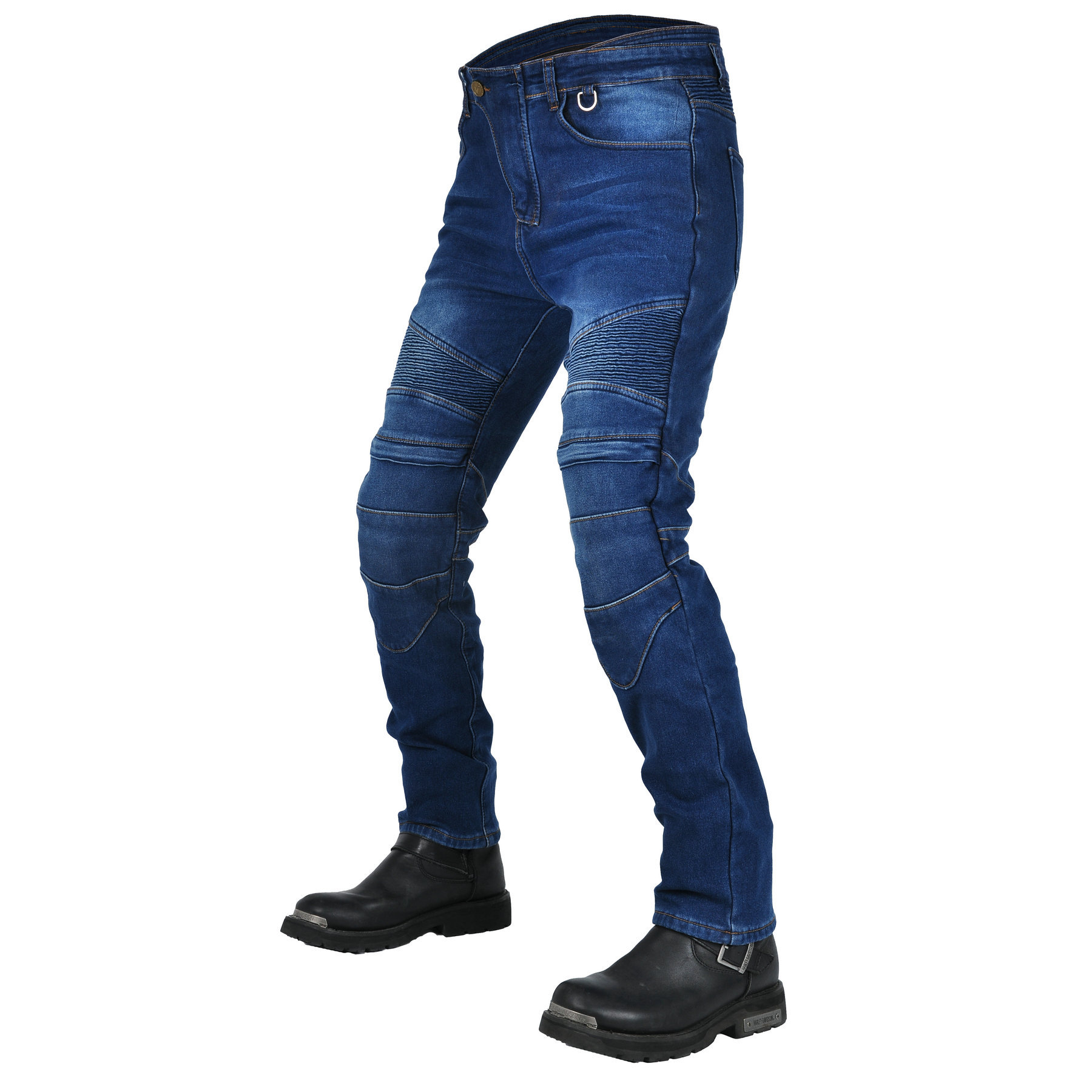 VOLERO Pantalones vaqueros de la motocicleta de los hombres y de las mujeres de la motocicleta pantalones de montar de Invierno Polar forrado pantalones de carreras calientes CE equipo de protección