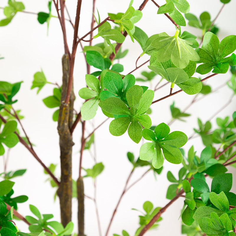 Simulated green plant Japanese hanging bell tree potted plant large floor-standing home decoration plant ornaments simulated hanging clock fake tree