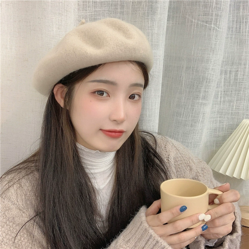 Milk tea, японская милая ретро универсальный берет