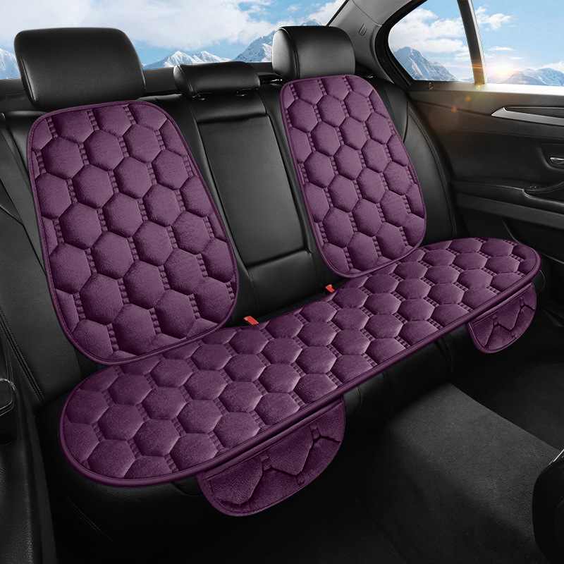 Winter Short Plush Car Seat Cushion Universal Seat Cushion Cross-Border E-Commerce Hot-Selling Single-Piece Seat Cushion Full Car Seat Cover Five Seats
