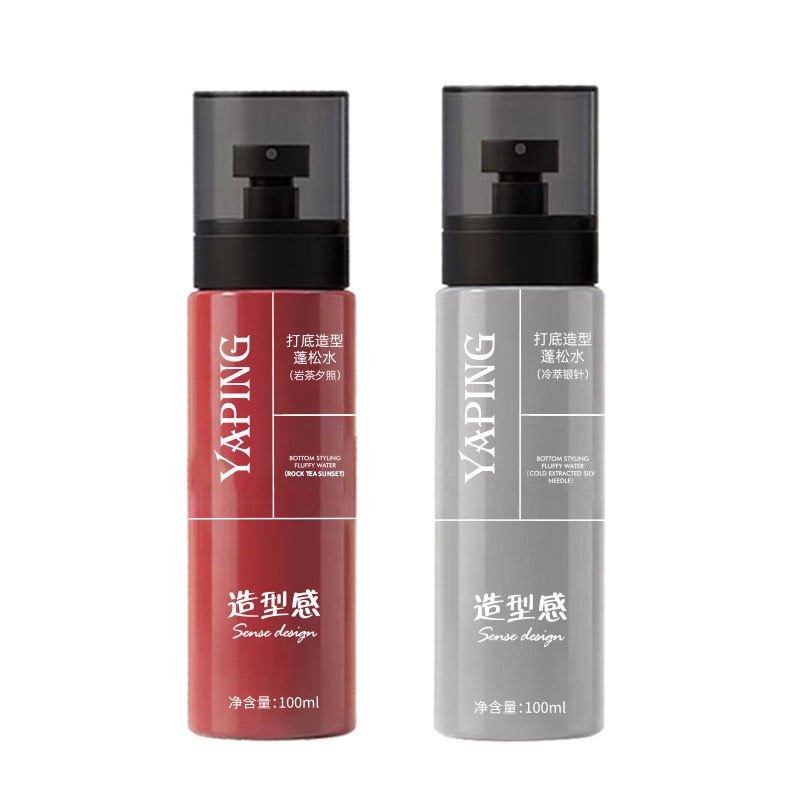 Ya-ping estilo de agua esponjosa sin lavado refrescante estilo natural volumen de cabello perezoso plástico alto fabricante de gel de agua de cráneo