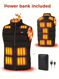 Men's Women's Heated Vest Lightweight Heated Jacket Cross-Border