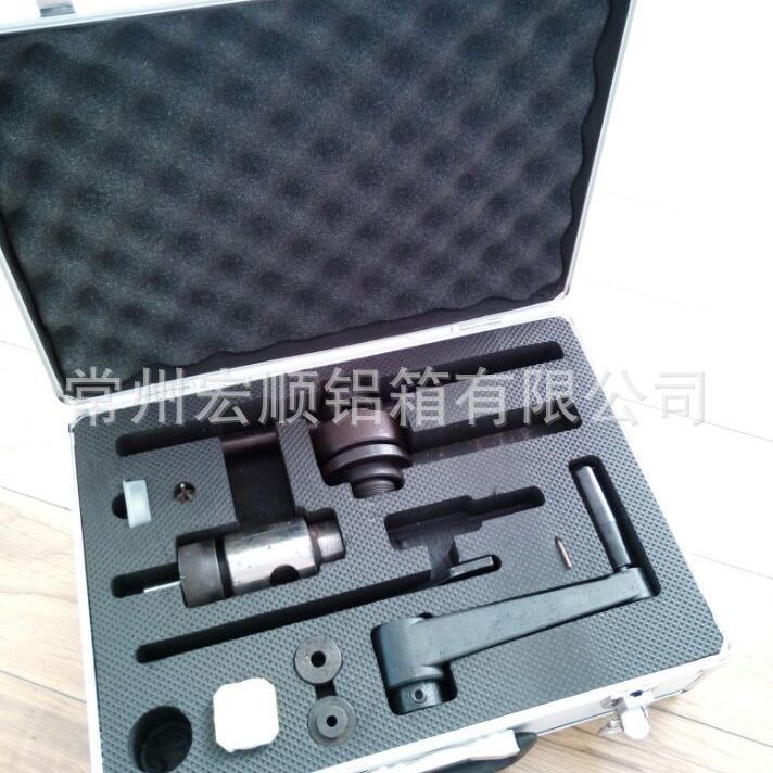 机动车铝合金工具箱 展示五金用品铝箱 仪器仪表设备箱 eva内衬