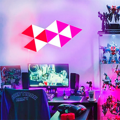 BL-T11W WIFI三角形模块灯 涂鸦拼接幻彩灯TUYA APP智能LED装饰灯