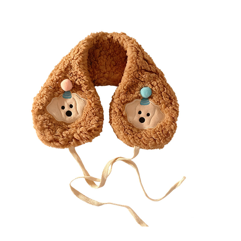 Hermosas nuevas orejas de peluche perros cálidos auriculares auriculares de invierno estudiantes montar a prueba de viento y frío protector de oídos
