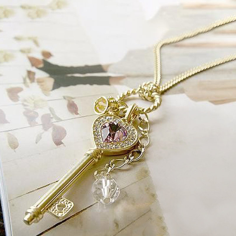Retro design brand necklace hip-hop style