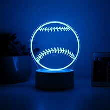 E 11306 Baseball 3D Night Light ����ҹ�� ����ѷŷ���羳