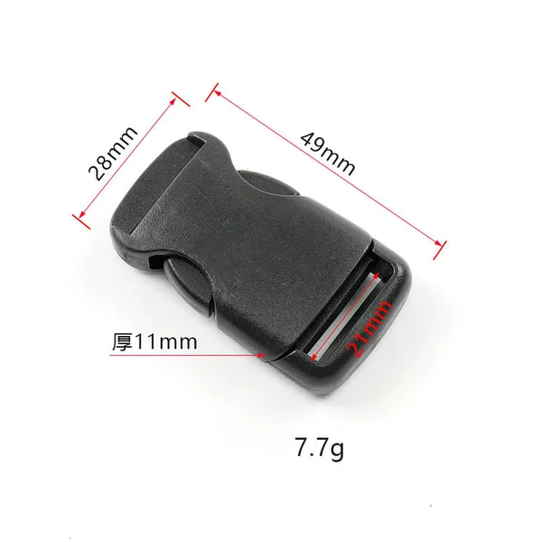 Factory Supplies 20~51mm Plastic Webbing Adjustment Buckles, Round Frog-Type Safety Buckles, Backpack Buckles, and Schoolbag Buckles