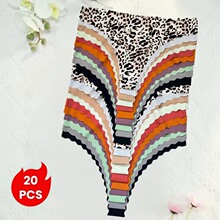 H 44231 Lace Trim Printed Panties ӡ�����˱��ڿ� �羳��