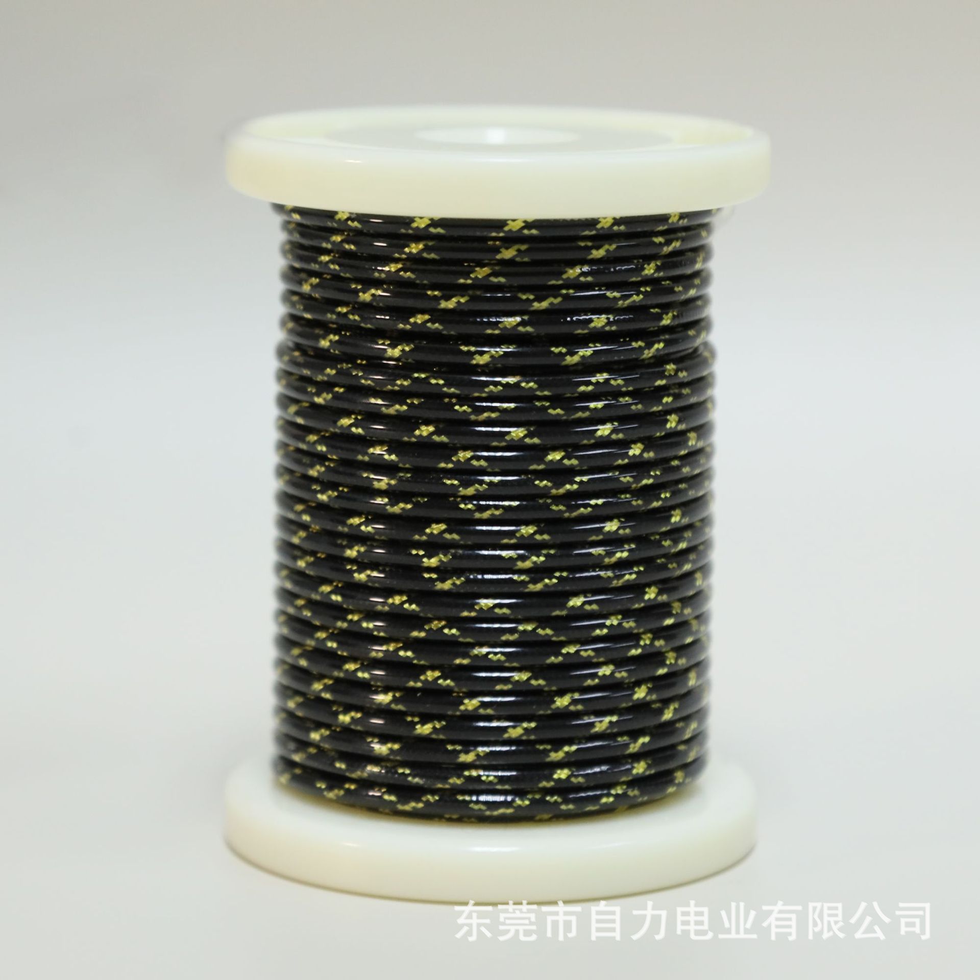 Φ2.9 Silver-Plated Winding Wire Black and Gold Braided Audio Cable Headphone Upgrade Cable Hifi Wire Balanced Twisted Pair