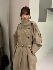 H4K爆款风衣外套女2025秋季新款巨好看的小个子中长款正流行韩版