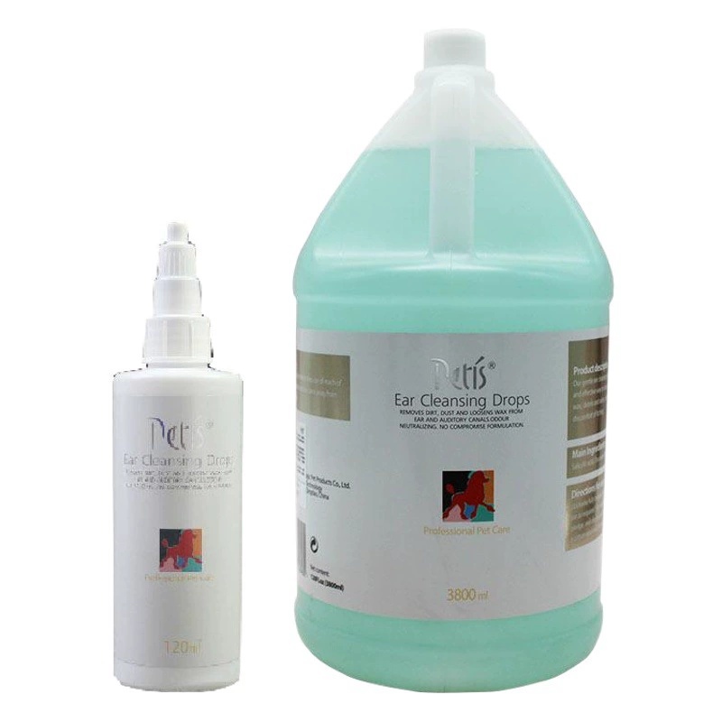 Pedis petis Dog Cat ухо мытье ушей воды для домашних животных Чистка ушного канала зоомагазин с 120ml3700ML