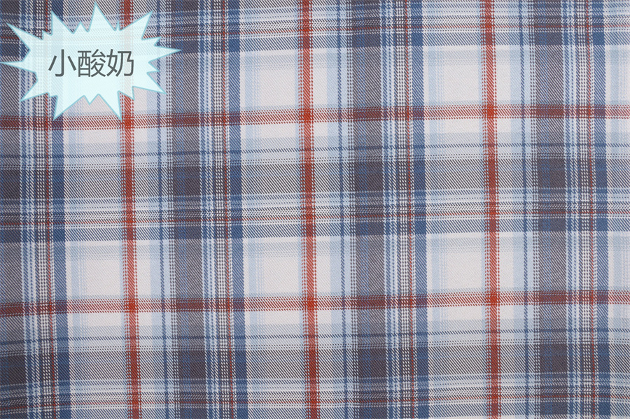 Tela a cuadros de poliéster teñida en hilo, disponible en stock, para uniformes JK, faldas plisadas, bolsos, estilo chino, jacquard image 60