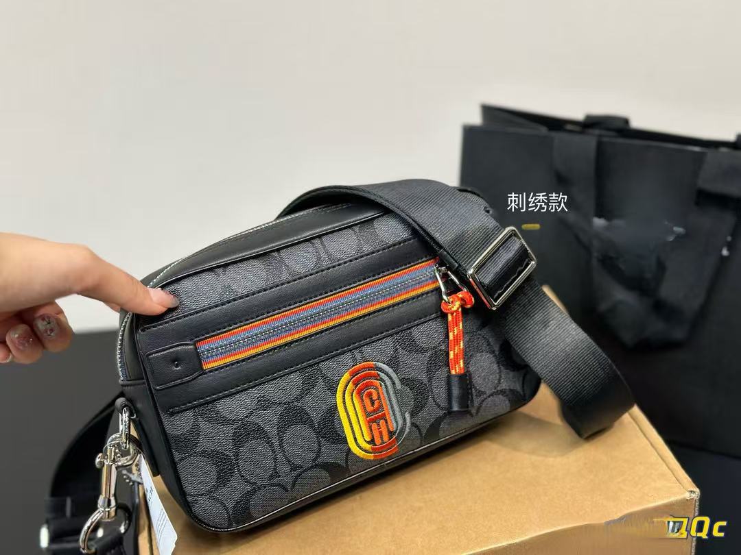 Bolso para cámara para hombre y mujer, material de PVC, bolso cruzado informal para viaje, bolso de mensajero, bolso versátil para teléfono para ir al trabajo, 22x15x5