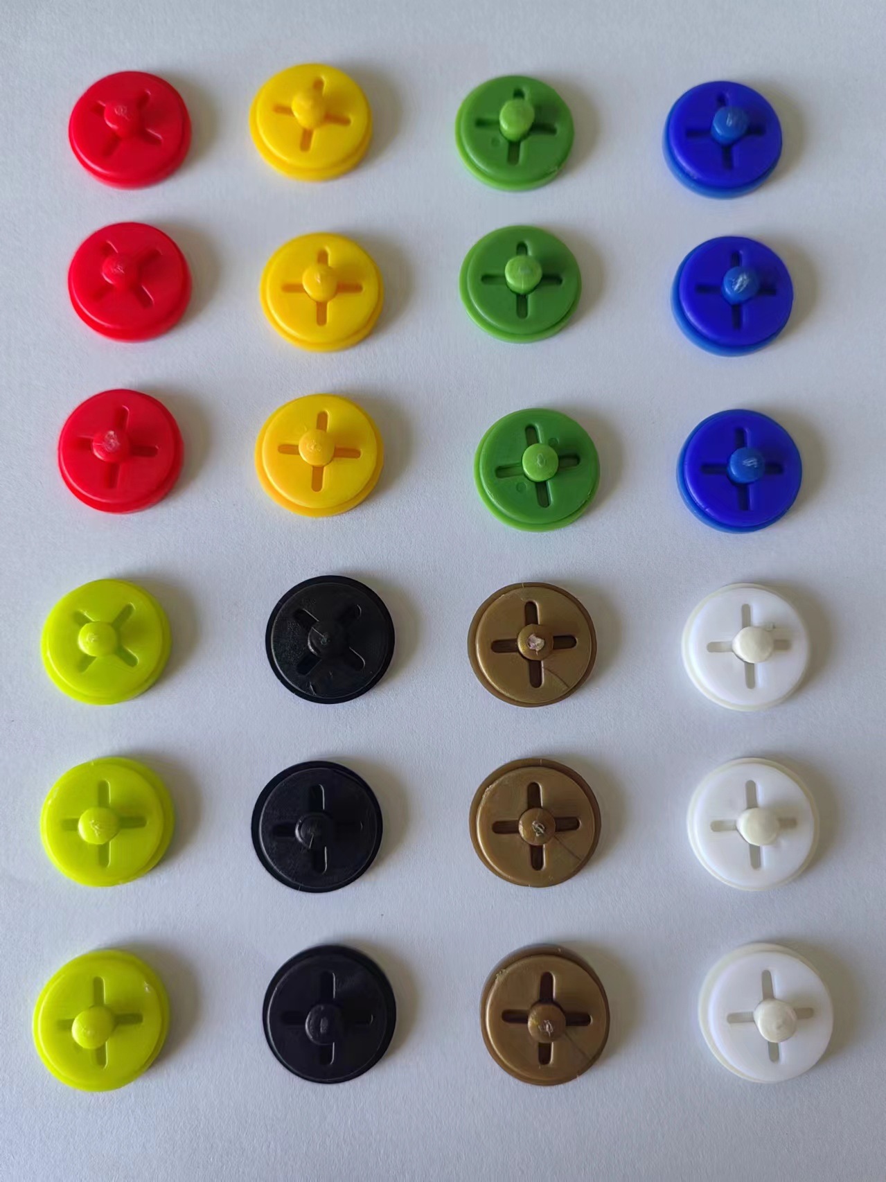 Comercio exterior 12pcs/24pcs Marathon matrícula hebilla fija número hebilla de tela hebilla fija para correr