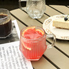 INS girl cute water cup high face value desktop cup coffee cup summer net red milk cup handle glass glass