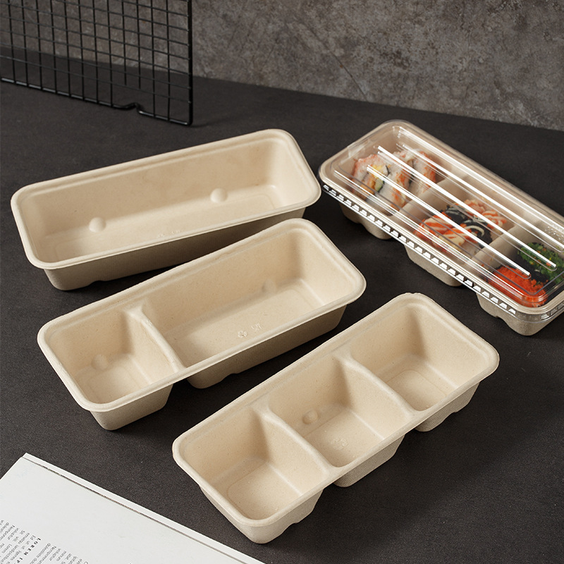 Trendy Japanese-Style 3-Compartment Dessert Box – Mochi 3-Flavor Bento Container