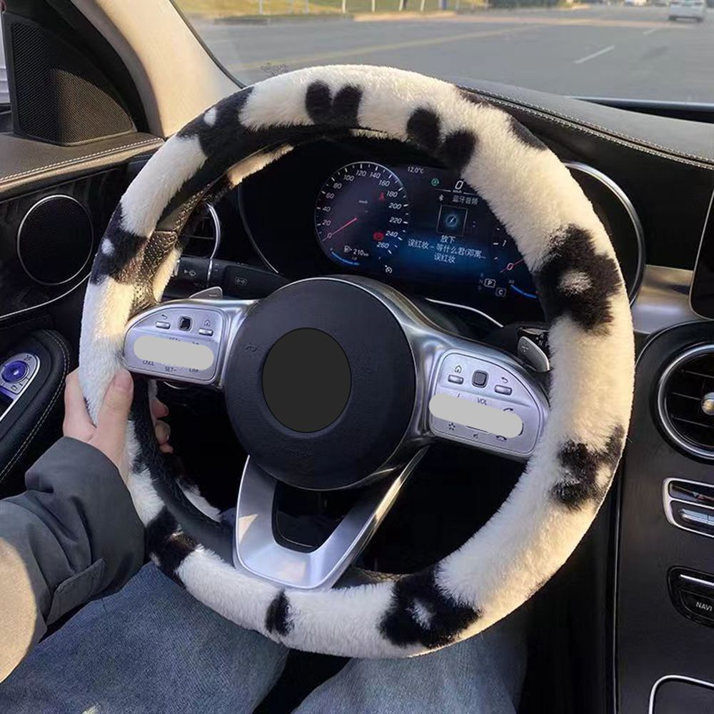 毛绒方向盘套