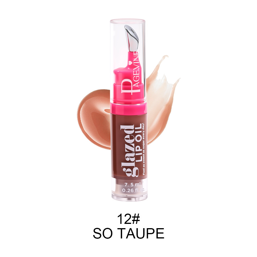 Cross-border PAGE VINE ALUMINIUM ICE TOLOR LABIAL Gloss de alto brillo e hidratación profunda y suave