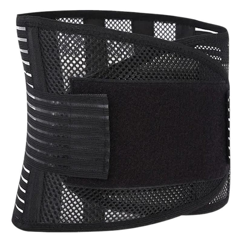 Cinturón de soporte de cintura Placa de cintura cinturón de fijación de bulto soporte de placa de acero cintura vientre contracción verano Delgado transpirable Soporte de cintura para hombres y mujeres